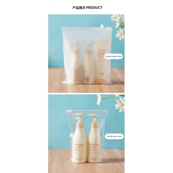 Изготовленная на заказ Resealable сумка PVC Ziplockk упаковывая ясно заморозила пластиковые сумки застежка-молнии для одежд