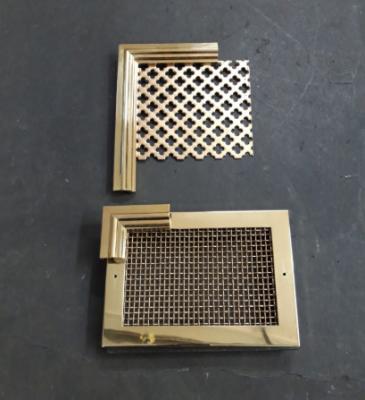 ODM Golden Heat Resistant Brass Extrusion Profiles For Decoration