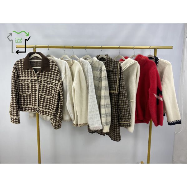 Comfortable Second Hand Overcoat Warm Fashion Used Clothes Bales Autumn Winter