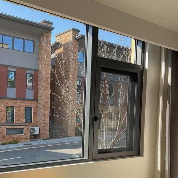 Fuente de suministro de ventanas y puertas insonorizadas con carcasa de aluminio con resistencia al viento de nivel 9