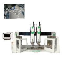 o dobro 15kw dirige a pedra do CNC que cinzela a laje do arco do mármore do granito da máquina