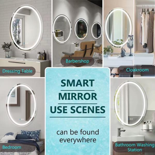 IP66 resistente à água LED Espelho Luz Demister Espelho de banheiro SMD2835