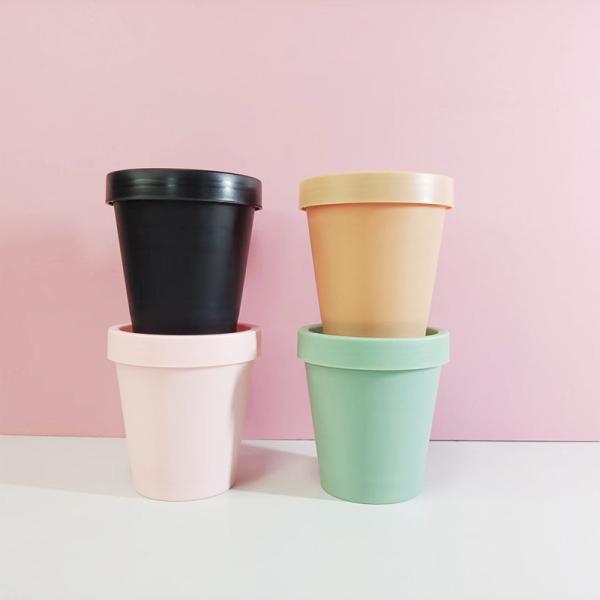 Free Samples Eco Friendly 250ml Plastic Jars With Lids Face Cream Packaging