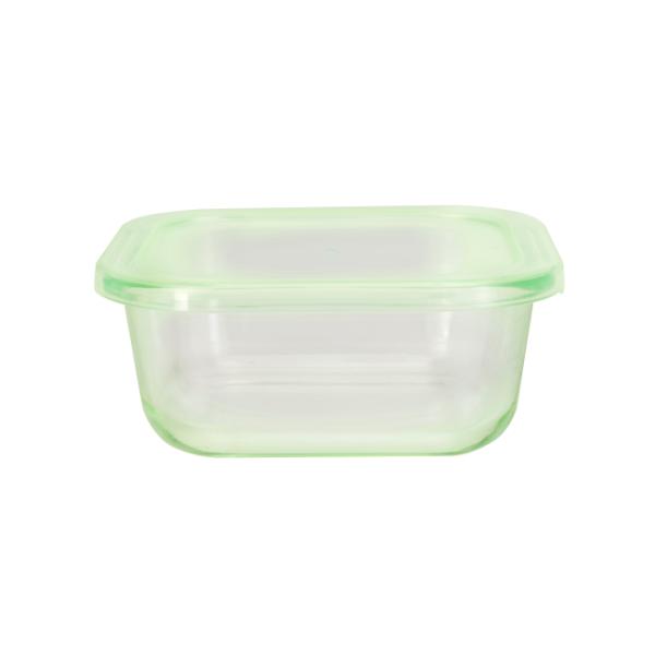 Color Sprayed Glass Food Container With Simply Store PP Lid