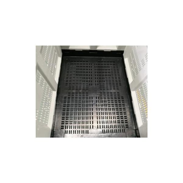 Best Selling Collapsible plastic storage container box 1210H810 foldable pallet box for industrial use