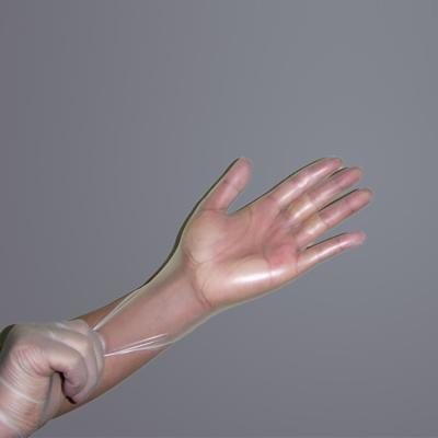 Clean Room Powder Free Vinyl 12'' Disposable PVC Gloves