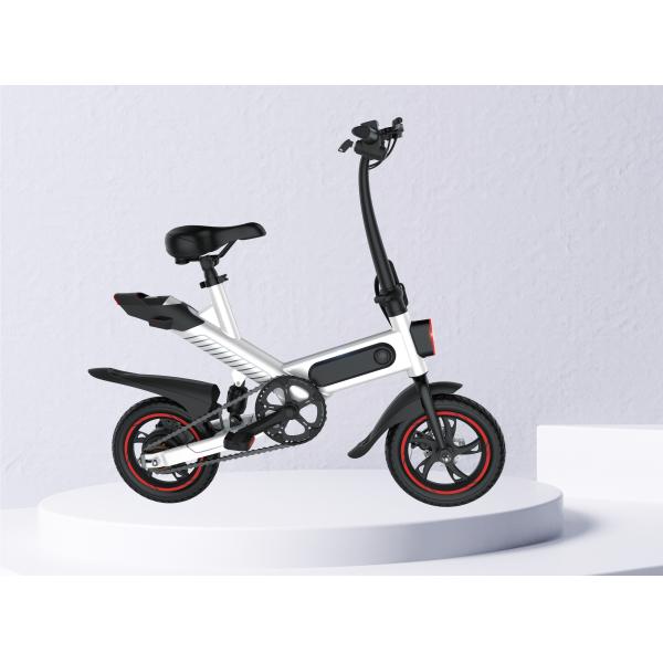 Pedal Assist Small Folding Electric Bike For Leisure / Sport Aluminium Alloy Frame