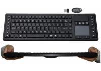 Material médico IP67 del silicón de las llaves del teclado 85 de la radio impermeable 2.4GHz