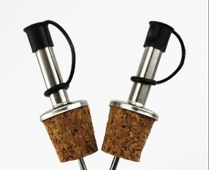 Stainless Steel Wine Liquor Bottle Pourer Spou Oil Pour Spouts Upgrade t with Covers