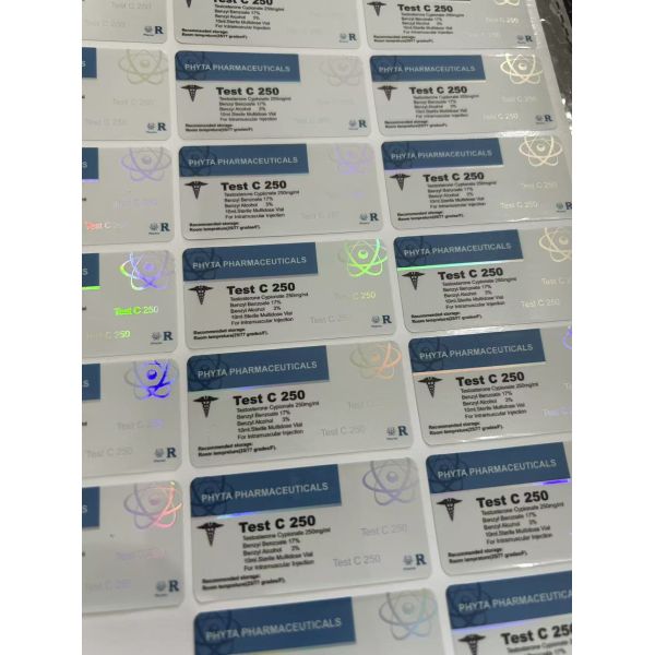 Test cyp 250mg  Customized brand Design 10ml Vial Labels And Boxes
