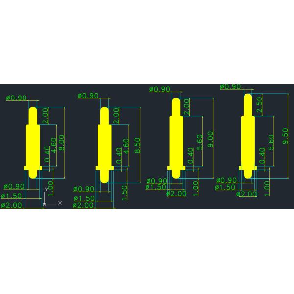 6Pin Germany Adapter Connector Magnetic spring loaded pin Usb Connector Magnetic spring loaded pin Cable Connector