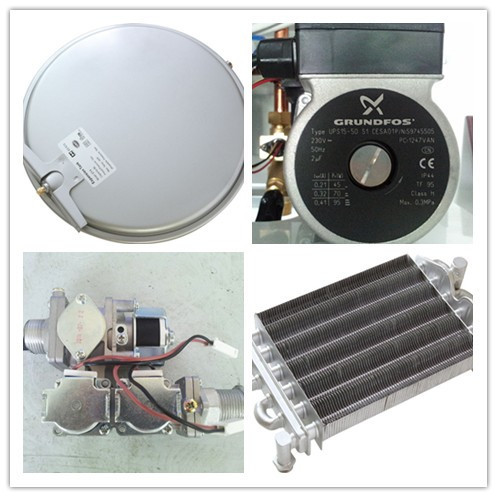 Стена 24KW повиснула конденсируя боилеры газа для теплообменного аппарата примикса горячей воды