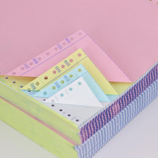 Премиум качество Синий / Черный рисунок / Лист NCR бумаги на заказ