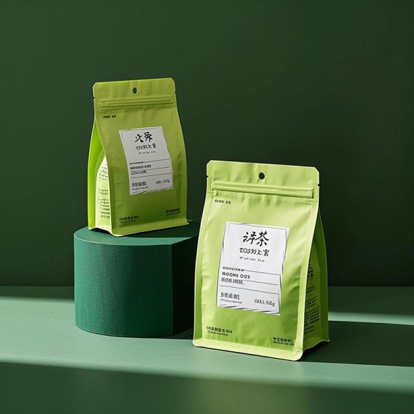 Wholesale 100g-500g Flat Bottom Snack Bags Moisture Proof Grease Resistant FDA Certified for Food Packaging