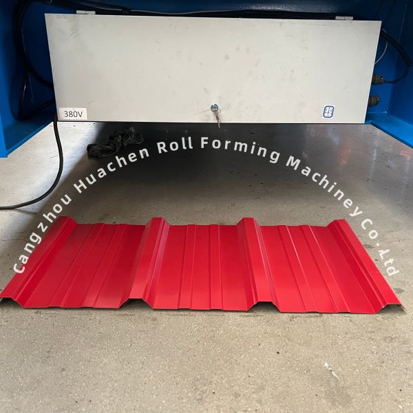 1250MM Width 15m/min Speed PPGI/GI Material Double Layer Roll Forming Machine for Trapezoidal Sheets