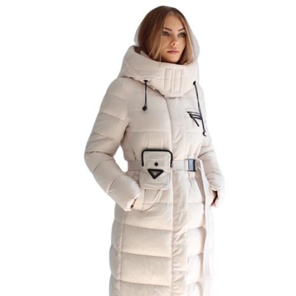 FODARLLOY Ladies Warm Hooded Cotton-padded Clothes Slim Long Down Winter Jackets Women Coats Woman Coat Elegant Casual Thick