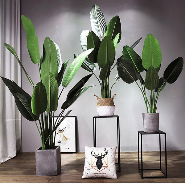 210cm Height Fake Bonsai Plants Ficus Sunflower Bamboo Traveller Banana Bonsai Tree