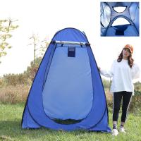 Le polyester 190T de preuve de vent sautent vers le haut de la tente de douche, clôture extérieure de camping de douche