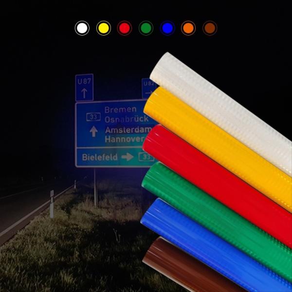 Micro Prismatic EGP Reflective Sheeting Film Vinyl for Road Construction Signs