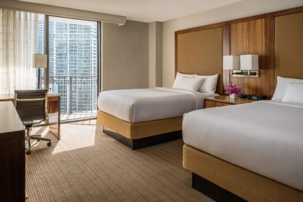 Kalimantan Island vacation hotel furniture supplier from China for guestroom bed set in Teak wood with laminate cabinet