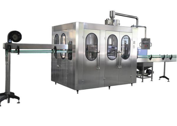 AC380V Touch Screen Bottled Water Filling Line Used For Plastic Screw Cap