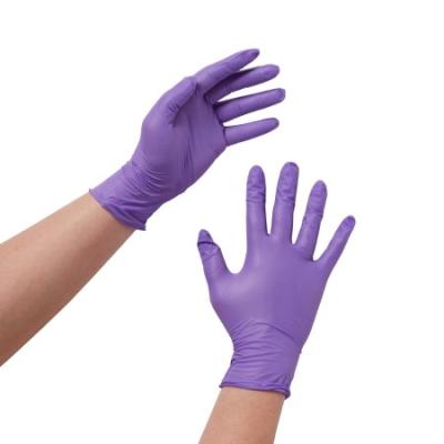 Produto comestível descartável não pulverizado dos PCes do exame 100 da luva do nitrilo