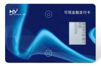 L'expert en logiciel Chip Embedded Ink Screen Smart Chip Card incorporé par carte IP68 imperméabilisent rechargeable