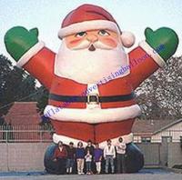 Balões dados forma duráveis feitos sob encomenda da propaganda, grande Papai Noel inflável para a celebração do Natal, CHR-1