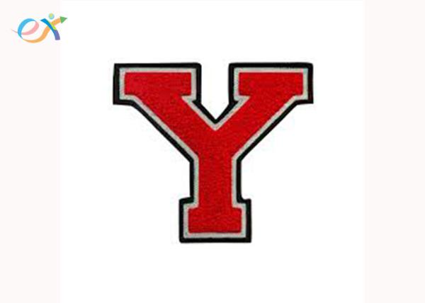 Customized Embroidery Letters Numbers Logo Embroidered Chenille Patches for Clothes