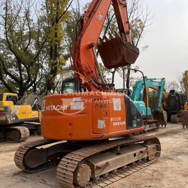 Buena condición 12 toneladas Hitachi ZX 135 Excavadora con motor ISUZU original de Japón