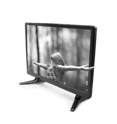 DC 12V Solar LED TV 24 Inch VGA HDMI 15W solar tv system
