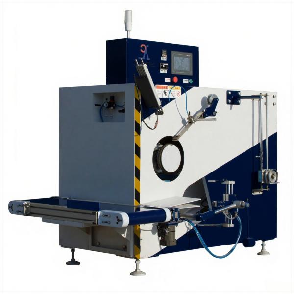 Équipement d'enroulement de bobines de moteur électrique PP à fonctionnement stable et entièrement automatique avec contrôle PLC à haute efficacité