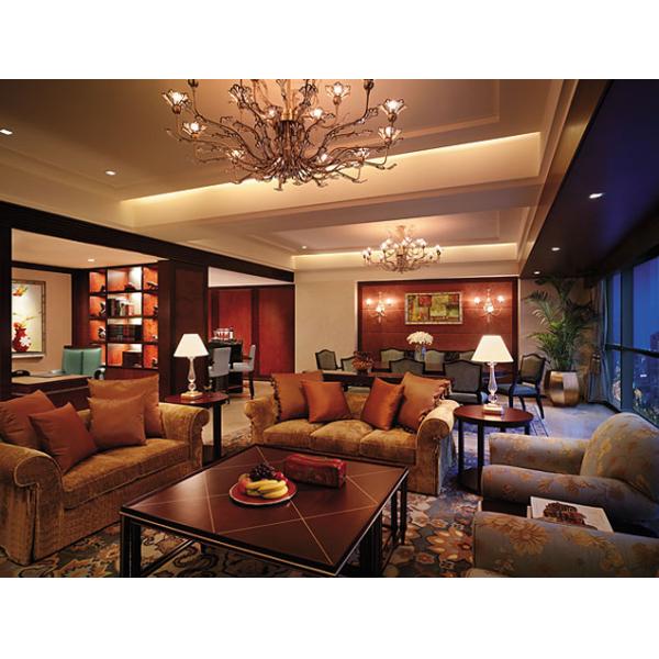 Antique Hotel Bedroom Furniture Sets Walnut Finished Inn Black Wood Frame King Size With Bed Bench