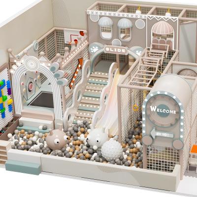 Clock Themed Indoor Playground Fun Safe Commercial Play Equipment For Toddler
