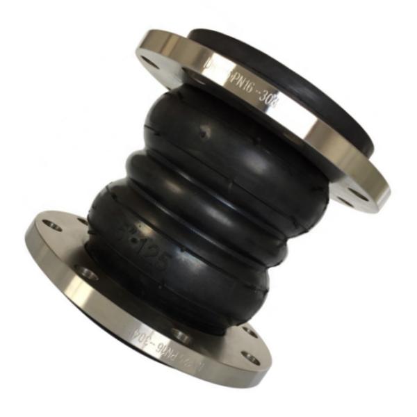 DN125 Pn16 Ss304 EPDM Connector IIR Double Sphere Expansion Joint