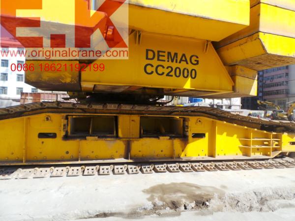 300ton Germany Demag used Crawler Crane, 250ton track crane, 200ton lattice boom crane