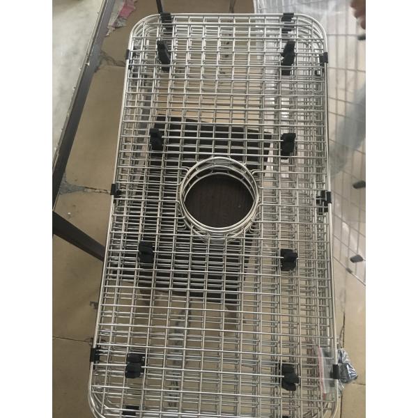 Аксессуары кухонной раковины решетки дна нержавеющей стали с разбивочным отверстием стока