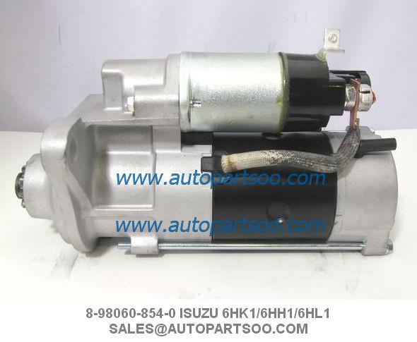 M008T60972 8-98060-854-0 - ISUZU Starter Motor For ISUZU 6HK1 6HH1 6HL1 Engine 24V 5,0KW