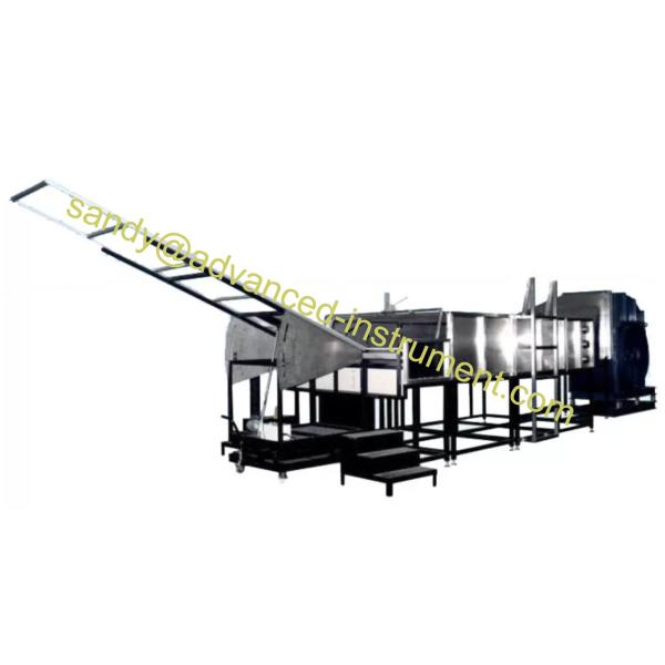 Настилать крышу испытательное оборудование огня с горя брендами ENV 1187 и ISO 12468-1