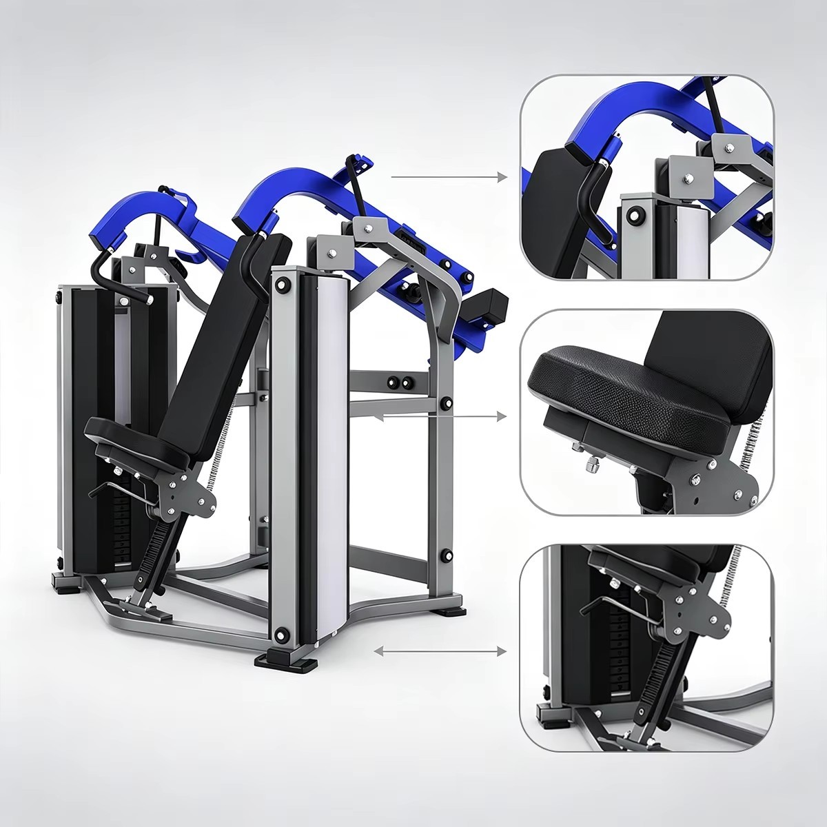 MTS09 Leg Extension Machine, Commercial Gym Equipment for Quadriceps Training