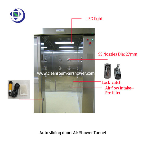 Ливень нержавеющей стали оборудования лаборатории, ливень воздуха чистой комнаты класса 100 портативный