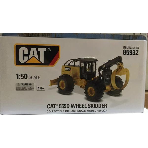Caterpillar 555D Wheel Skidder 1:50 Scale Diecast Model DM CAT 85932 Collectible Replica