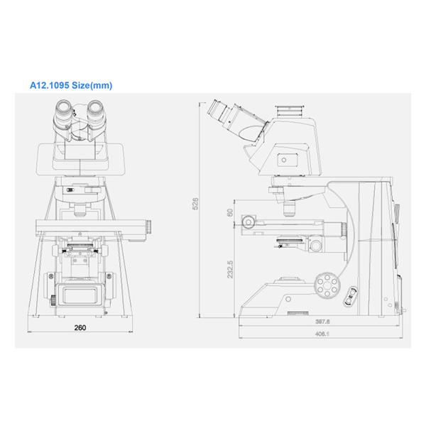 Research Scientific Full Auto Motorized Opto-Edu Binocular Biological Microscope A12.1095