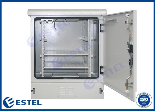 Steel Powder Coating 14U IP55 Outdoor Wall Enclosure 