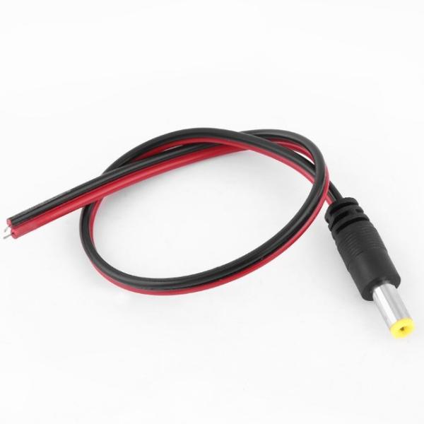 30cm CCTV Security Camera DC Male Female Power Jack Plug Connector Cable Made of Copper
