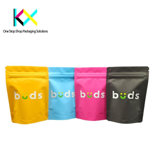 Multiple SKus Digital Printed Packaging Bags Spot UV Glossy Stand Up Pouches 130um