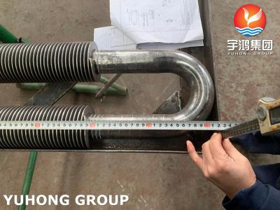 Solid Carbon Steel Electric Low Fin Tube HFW For Fired Heater Furnace Convection Section