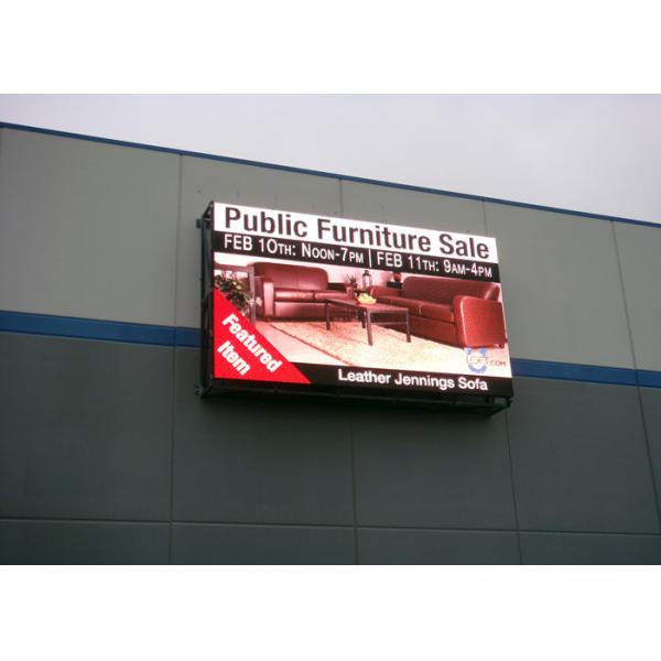 1R1G1B Smd 8mm Outdoor Advertising LED Display Video Full Tinge Color