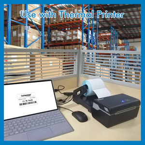 Trohestar Portable 7.08inch Thermal Label Holder