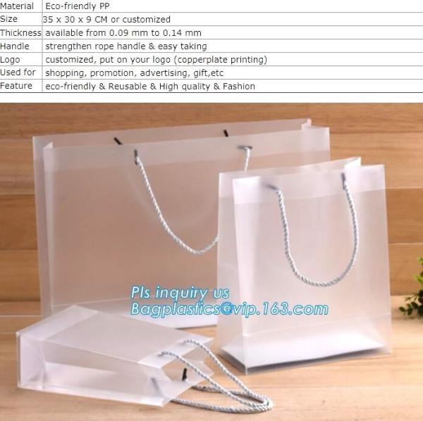 eco-friendly cheap promotional shopping bags, Bulk Laminated Tote Bag/ Shopping Bag/PP bag, square bottom pp clear carry